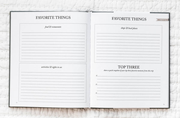 Travel Journal Adventure Keepsake | Sand