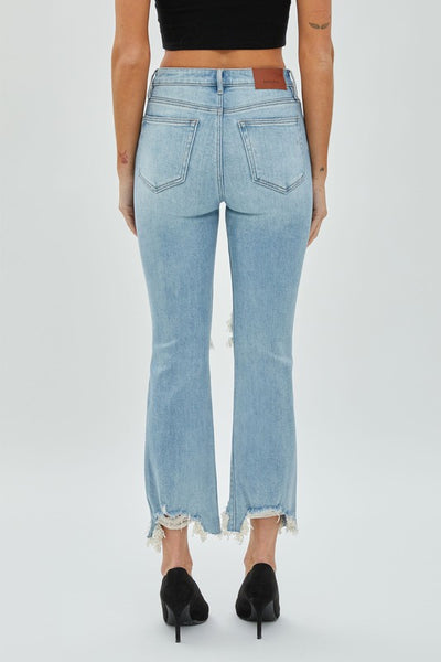indy cropped flare jeans | medium wash