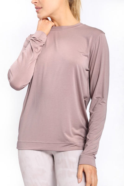 peekaboo back active top | iris