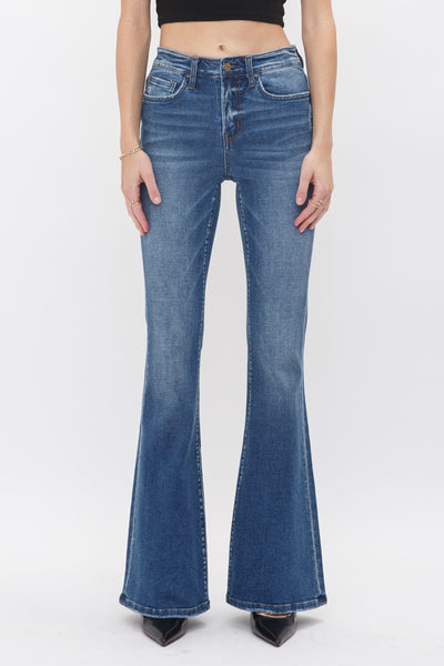 lillie high rise flare jeans | monfil