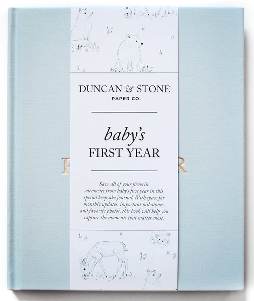 Baby's First Year Memory Book | Cream