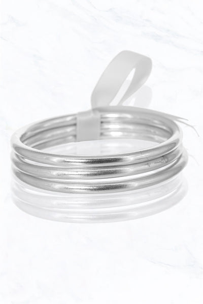 set of 3 worn metal bangles!