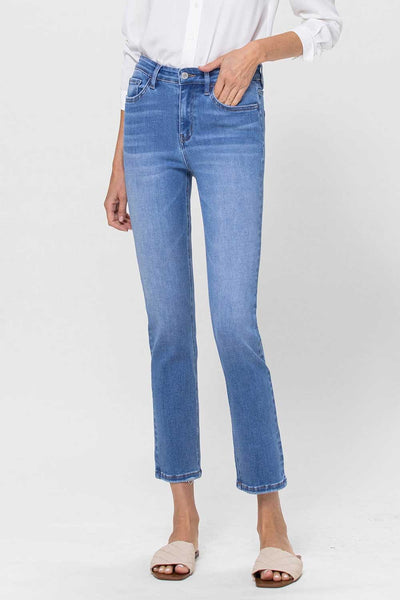 jeanne high rise slim straight jeans | perfect for now