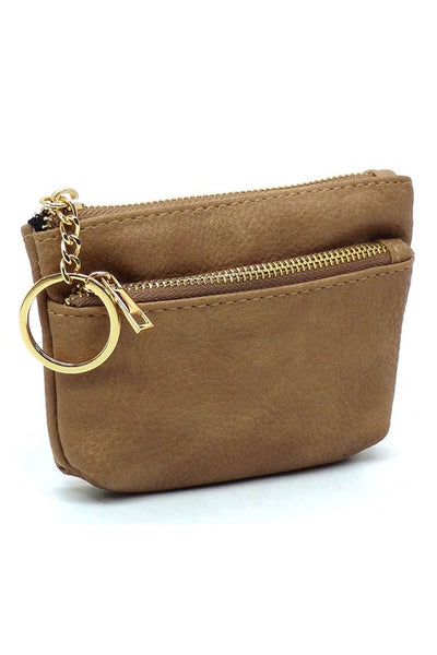 coin purse keychain | stone