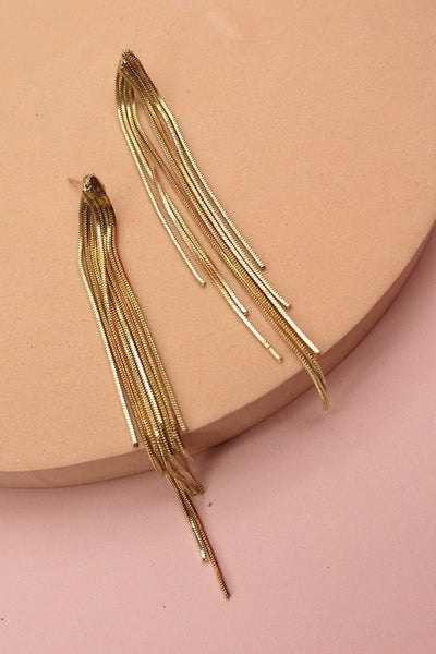 snake chain dangle earrings!