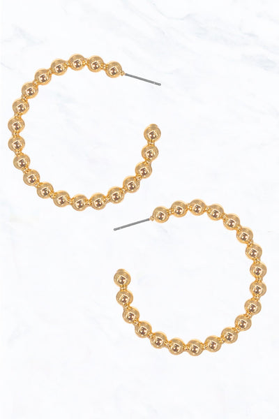fun gold earrings!