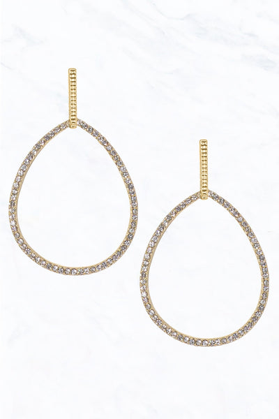 crystal teardrop earrings!
