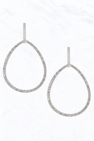 crystal teardrop earrings!