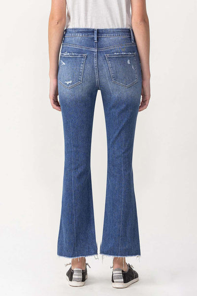maverick high-rise kick flare jeans | medium wash