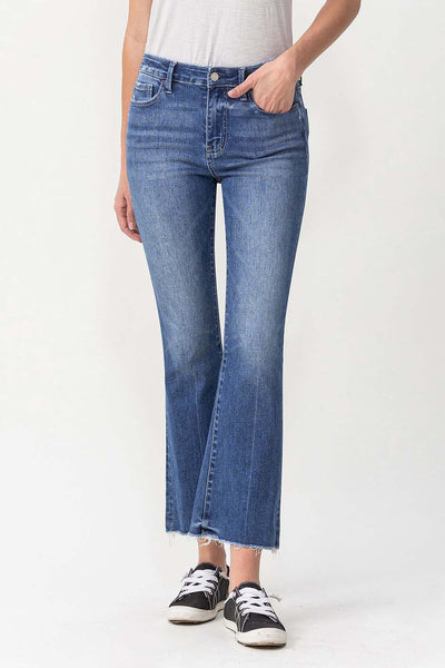 maverick high-rise kick flare jeans | medium wash