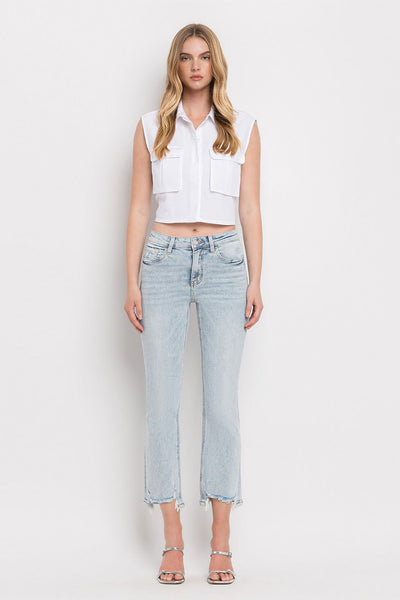 aprile high rise kick flare jeans | amity