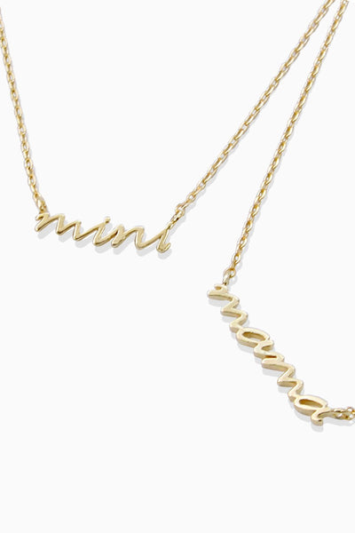 necklace set + message card | i know a girl