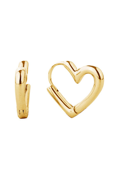 simple heart earrings!