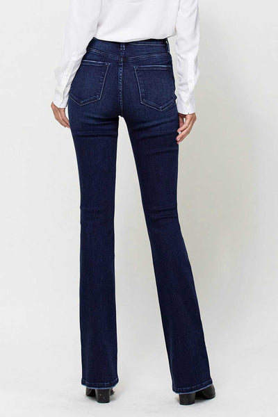lunden high rise super soft mini flare jeans | come closer
