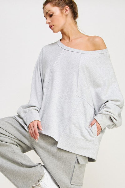 call it what you want pullover | heather grey
