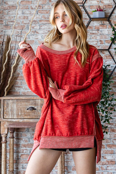 one good reason top | vintage rust