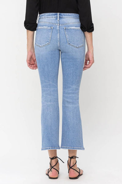 holland high rise crop flare jeans | sprightly