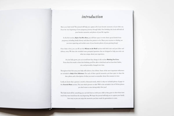 Baby's First Year Memory Book | Sky Blue