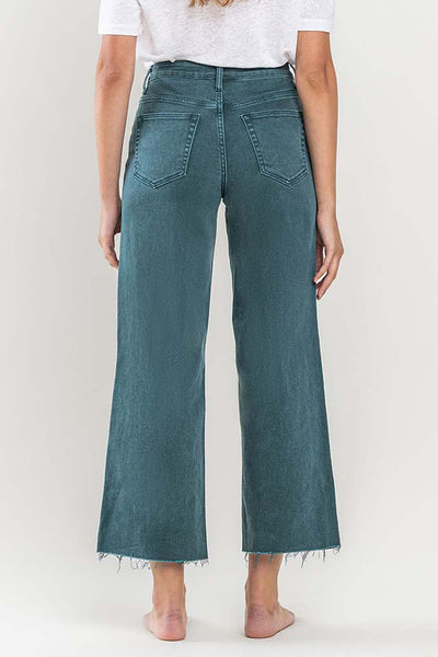 olivia high rise wide leg jeans | balsam