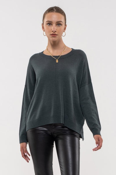 better be sure sweater | black