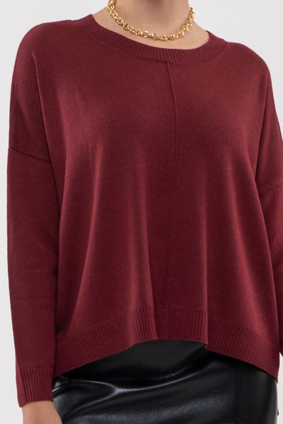 better be sure sweater | rosewood