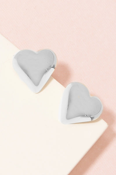 simple heart earrings!