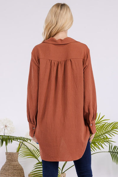 set the record straight top | cognac