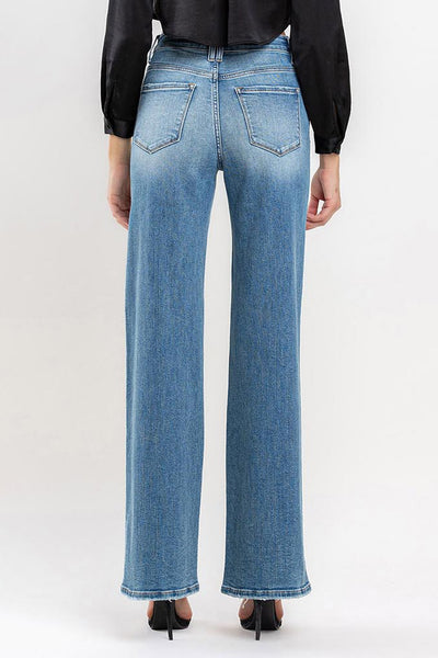 olivia high rise wide leg jeans | righteously