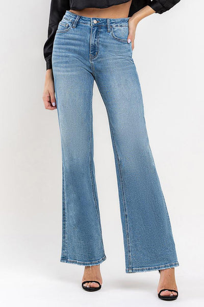 olivia high rise wide leg jeans | righteously