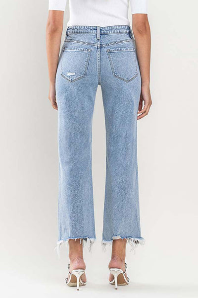 kendall high rise cropped dad jeans | venerate