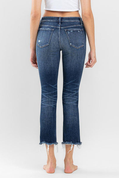 ashley low rise slim straight jeans | stunned