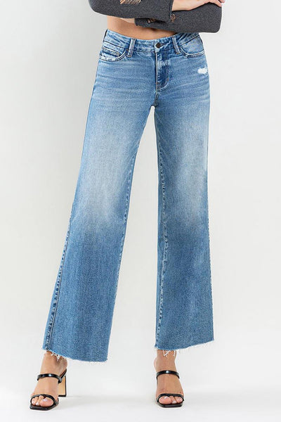 olivia mid rise wide leg jeans | vouchsafe