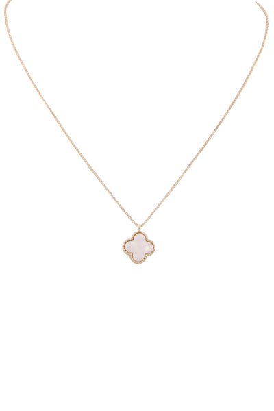 quatrefoil pendant necklace!