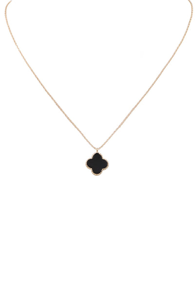 quatrefoil pendant necklace!