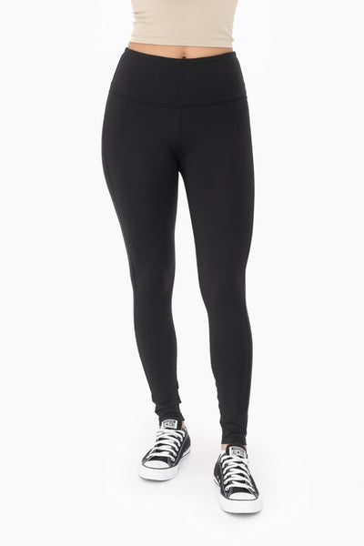 essential solid leggings | black