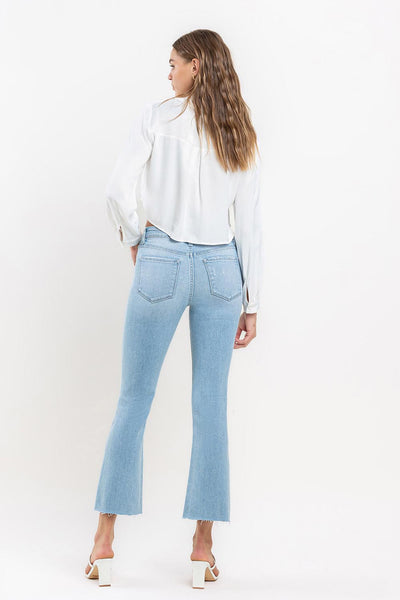 miranda mid rise ankle bootcut jeans | uplift