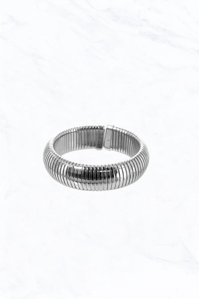 chunky metal flexible dome cuff!