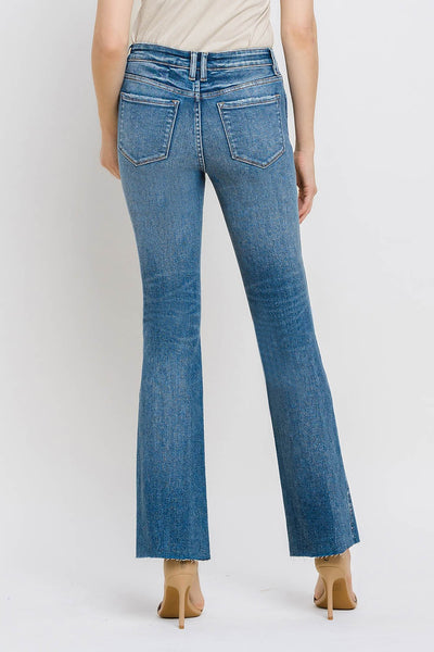 marion mid rise bootcut jeans | liking