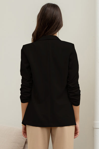 cherish the moment blazer | black