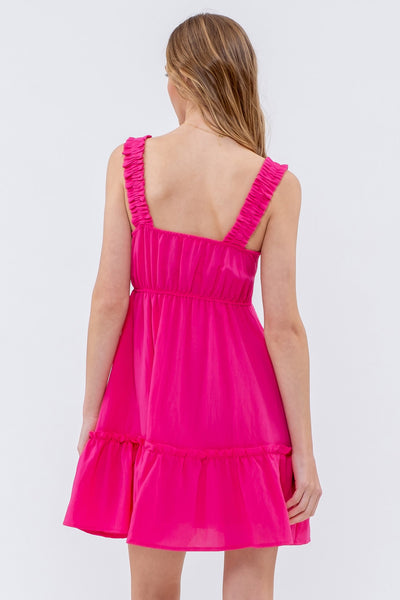 better than ever dress | fuchsia
