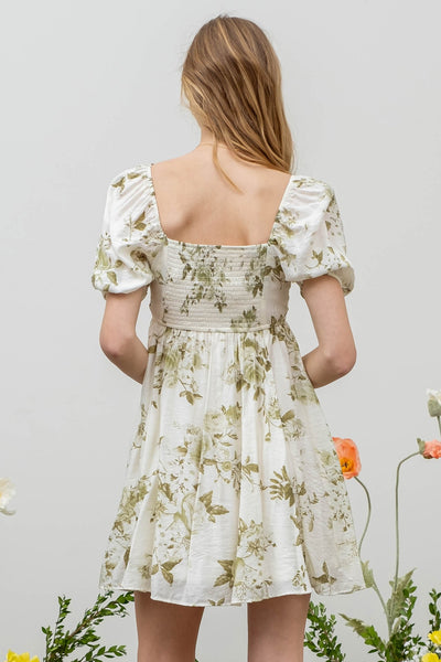 pass you by babydoll dress | olive + ivory