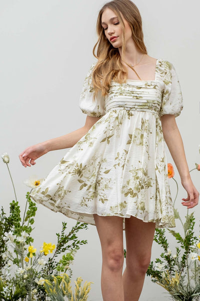pass you by babydoll dress | olive + ivory