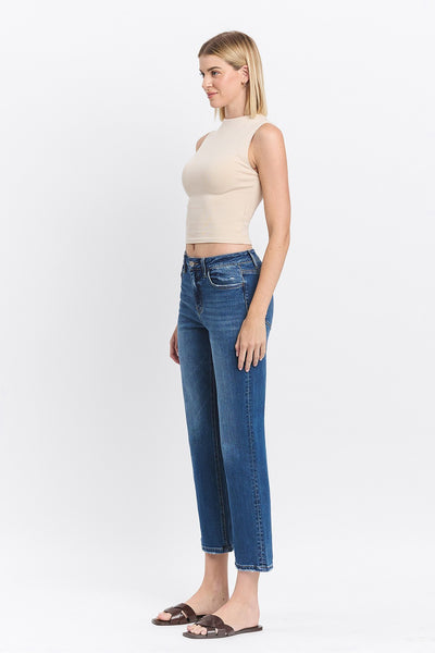 wilder high rise ankle straight jeans | charming
