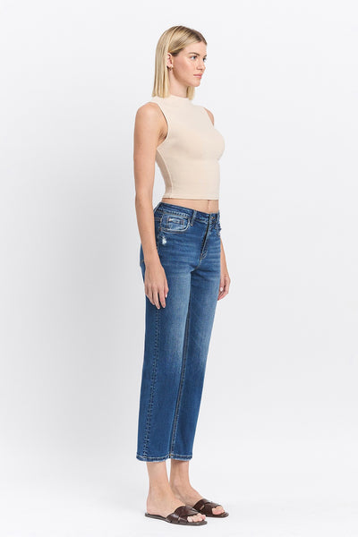 wilder high rise ankle straight jeans | charming