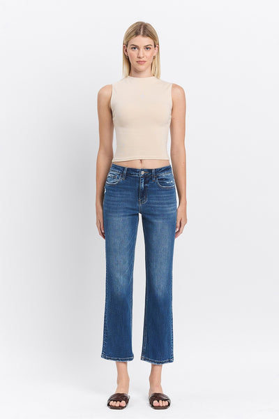 wilder high rise ankle straight jeans | charming