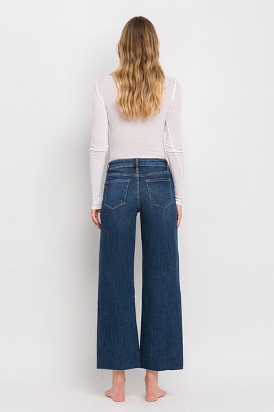 vincent tummy control mid rise wide leg jeans | finders keepers