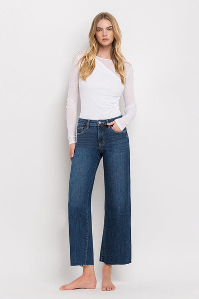 vincent tummy control mid rise wide leg jeans | finders keepers