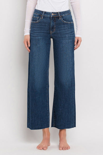 vincent tummy control mid rise wide leg jeans | finders keepers