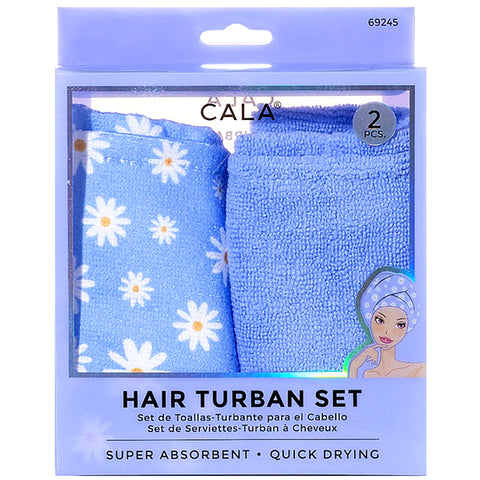 hair towel set | lavender daisy