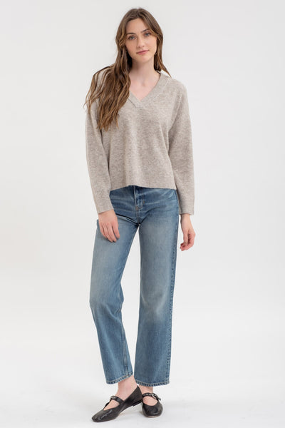 cruise control marble knit sweater | mocha